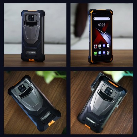 Фирменный бампер "Железный человек" для Doogee S88